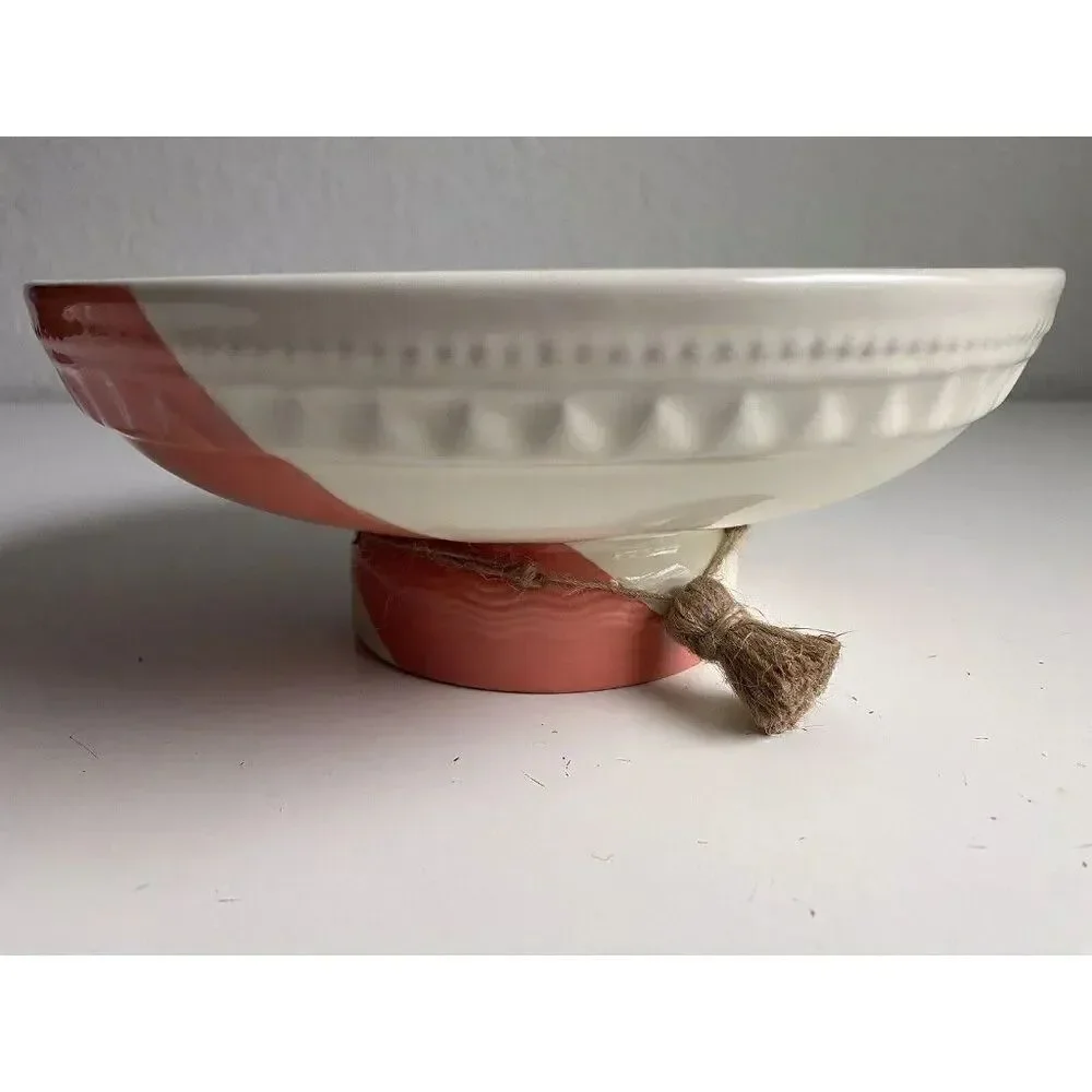 Disney‎ Parks Moana Kakamora Ceramic Serving Bowl With Stand NEW